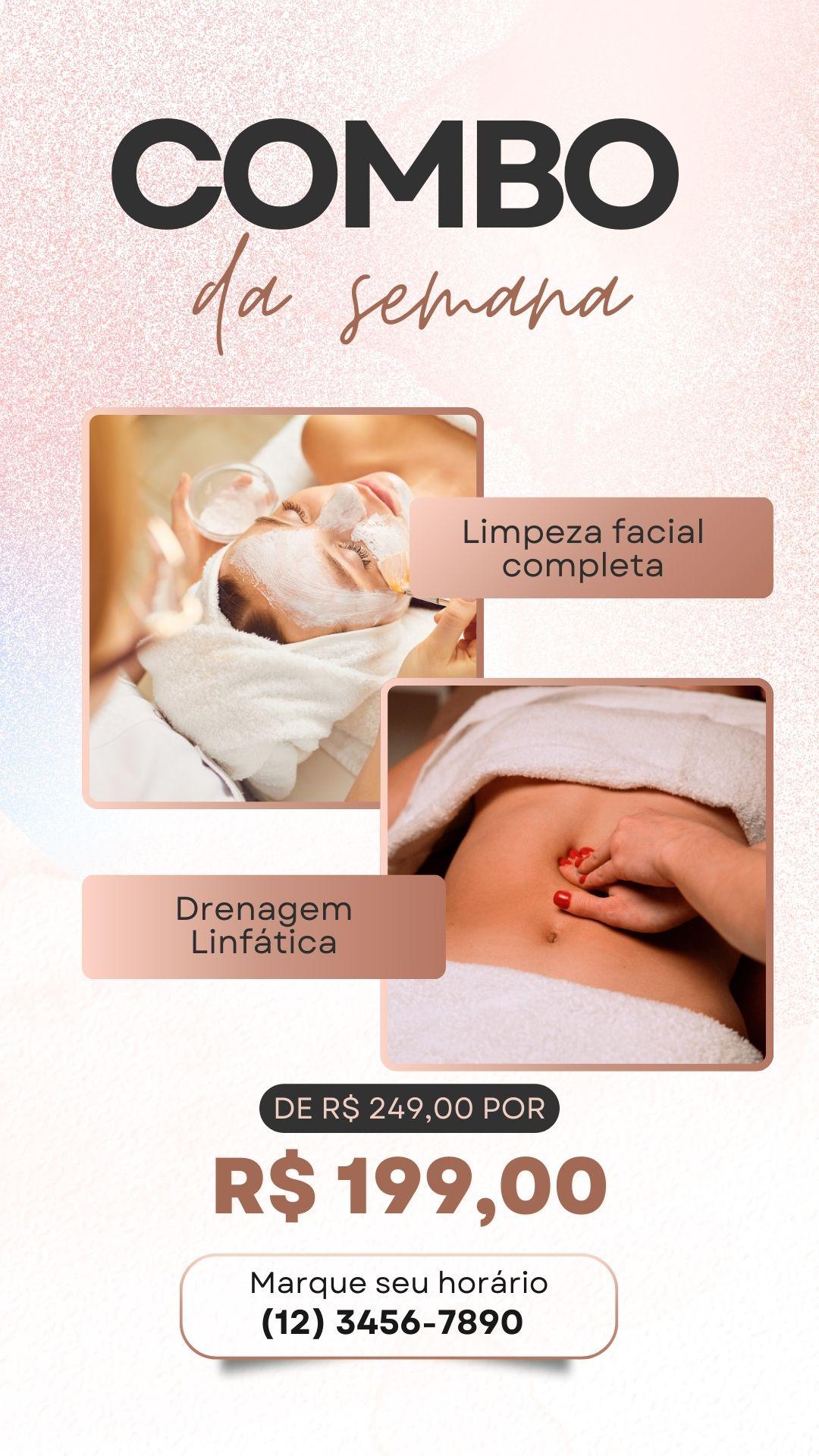 rosa produto de skincare com frase